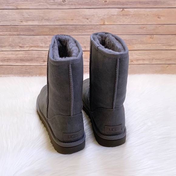 UGG Classic Short Stud II Charcoal Boots - Picture 6 of 9